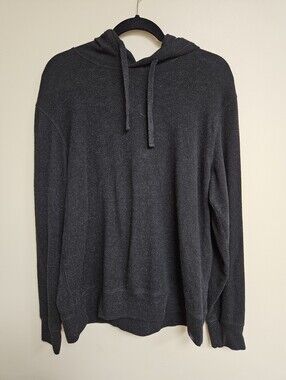 Faherty L Organic Cotton Blend Pullover Style Hooded Lightweight Sweater